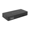 Docking Station Conceptronic 17-1 USB-C->HDMI,DP 4K/60Hz,GbE,USB-C sw