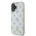 Guess GUHMP16SPGPYSH Apple iPhone 16 hardcase Peony Script Logo MagSafe white