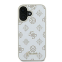 Guess GUHMP16SPGPYSH Apple iPhone 16 hardcase Peony Script Logo MagSafe white