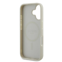 Guess GUHMP16SPGPYSH Apple iPhone 16 hardcase Peony Script Logo MagSafe white