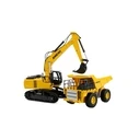 Τηλεκατευθυνόμενο Amewi Tipper & Crawler Excavator 2in1 Set 1:24 RTR 6+