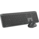 Σετ Πληκτρολόγιο Και Ποντίκι Ασύρματο Logitech 920-012504 + Bluetooth QWERTZ German Graphite