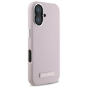 Karl Lagerfeld KLHMP16SPGMSRPP Apple iPhone 16 hardcase FW Metal Plate MagSafe pink
