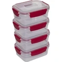 Δοχεία Φαγητού Joseph Joseph Nest Lock 4-Piece Red 1.1L Set