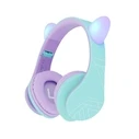 Headphones PowerLocus P2 Kids purple/turquoise with Ears