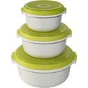 Δοχεία Φαγητού Emsa Micro Family Mikrowave Starter Set green