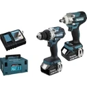 Σετ Εργαλείων Makita DLX2533TJ Cordless DDF489 + DTW300 + 2x5Ah + Makpac