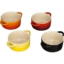 Σετ Κατσαρόλες Le Creuset Stoneware Set of 4 petite 10x5cm red