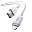 Καλώδιο USB Baseus Silky Series cable USB on iP 2.4A 1m White
