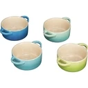 Σετ Κατσαρόλες Le Creuset Stoneware Set of 4 petite 10x5cm ocean