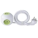 Πολύπριζο REV PowerGlobe 4-fach USB White-gr.1,4m015408112