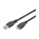 Καλώδιο USB Digitus 3.0 connection - USB Type-A/Micro USB Type-B - 1 m
