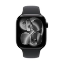 Smartwatch Apple Watch Series 11 GPS + Cellular 46mm Jet Black Aluminium / Black Sport - S/M