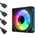 Case Fan 12cm Power Train ARGB PWM - 4 Pro - Black
