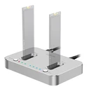Docking Station Σκληρών Δίσκων Logilink 2x M.2 NVMe - USB-C 3.2