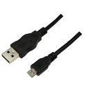 Καλώδιο USB Logilink USB-A 2.0 (M) --> USB-micro-B (M) 1.80m Black