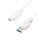 Καλώδιο USB Logilink USB-C 3.0 (M) <--> USB-A (M) 0.5m White
