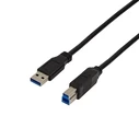 Καλώδιο USB Logilink USB-A 3.0 (M) --> USB-B 3.0 (M) 2.00m Black