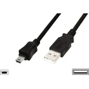 Καλώδιο USB Logilink USB-A 2.0 (M) --> USB-mini-B (M) 3.00m Black
