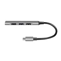 USB Hub Logilink 4 Port, USB-C --> 1xUSB-A 3.2 + 3xUSB-A 2.0