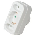 Ταφ Logilink socket adapter 3-fold / White