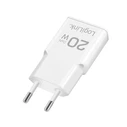 Φορτιστής Πρίζας Logilink 230V 1xUSB-C 20W+1xUSB-A 18W Black