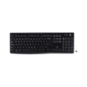 Πληκτρολόγιο Ασύρματο Logitech KB K270 Black Retail