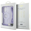 Guess GUHMP16XHCTSGNSU Apple iPhone 16 Pro Max hardcase Crossbody Cord Script MagSafe purple
