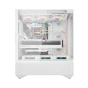 Darkflash DY460 Gaming Midi Tower Κουτί Υπολογιστή με Πλαϊνό Παράθυρο Λευκό