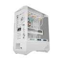 Darkflash DY460 Gaming Midi Tower Κουτί Υπολογιστή με Πλαϊνό Παράθυρο Λευκό