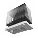 DarkFlash F1 Λευκό Gaming Midi Tower Κουτί Η/Υ με Πλαϊνό Παράθυρο (με 6 ανεμιστήρες)