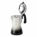 Μπρίκι Espresso JATA Italian Bistrea Induction Aluminium Body 3Cups White-Black Hcaf2403
