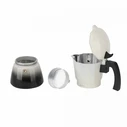 Μπρίκι Espresso JATA Italian Bistrea Induction Aluminium Body 6Cups White-Black Hcaf2406