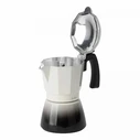 Μπρίκι Espresso JATA Italian Bistrea Induction Aluminium Body 9Cups White-Black Hcaf2409