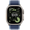 Smartwatch Apple Watch Ultra 3 5G 49mm Natural Titanium with Trail Loop S/M - Blue/Bright Blue