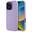 Guess GUHMP16XPSAHMCU Apple iPhone 16 Pro Max hardcase Saffiano MagSafe purple