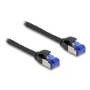 Καλώδιο Δικτύου Delock RJ45 Cat.6A S/FTP Slim 0,25 m Black
