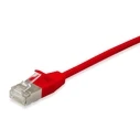 Καλώδιο Δικτύου Equip Cat6A Slim F/FTP 2xRJ45 1.50m Red LSZH polybag