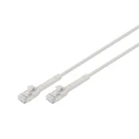 Καλώδιο Δικτύου Digitus Angled CAT 6A F/FTP copper,0,5m Gray