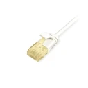 Καλώδιο Δικτύου Equip Cat6A Slim U/UTP 2xRJ45 2.00m White LSZH polybag