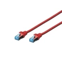 Καλώδιο Δικτύου Digitus RJ45 SF/UTP Cat5e 2.00m Red lever protection polybag