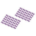 Διαχείριση Καλωδίων Digitus Farbclips for 100 pcs. Violett