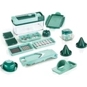 Πολυκόπτης Λαχανικών Genius Nicer Dicer Fusion Julietti Set 16pcs. mintGreen