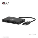 Αντάπτορας Club 3D Multi Streaming Transport Hub 1xDP->4xDP 4K30Hz
