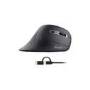 Ενσύρματο Εργονομικό Ποντίκι Equip USB-A/-C Stker 1.80m Rechts Black