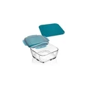 Δοχεία Φαγητού Genius Nicer Dicer Chef Prof. Glass Bowl Set, 3-piece, dkblue