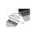 USB Hub Delock 7 Port Slim USB Hub with Type-C oder USB Type-A