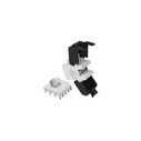 Keystone Equip socket unshielded Cat6A LSA wzf.8Stk ws