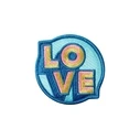 Αξεσουάρ Κινητού Laut MAGMOJI BADGE Love Blue Fashion comp. with MagSafe