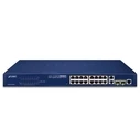 Network Switch Planet 16-Port 10/100TX 802.3at PoE + 2-Port Gigabit TP/SFP